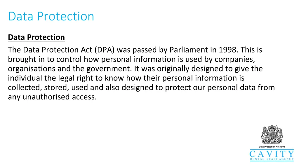 data protection