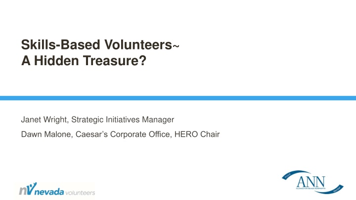 skills based volunteers a hidden treasure