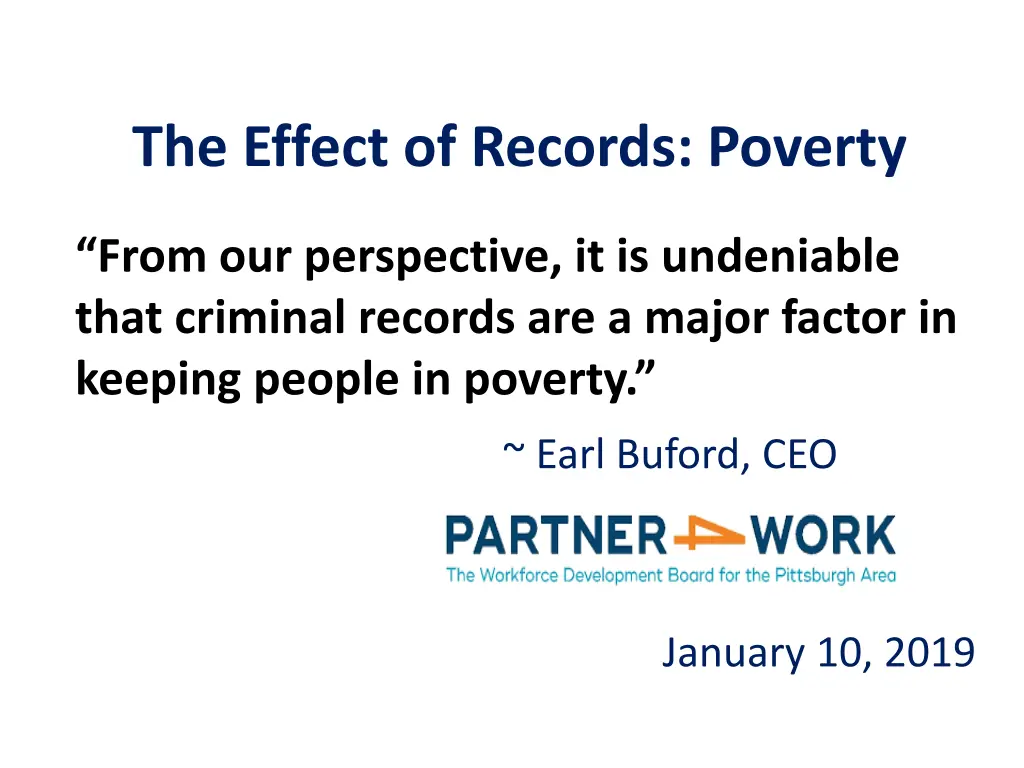 the effect of records poverty