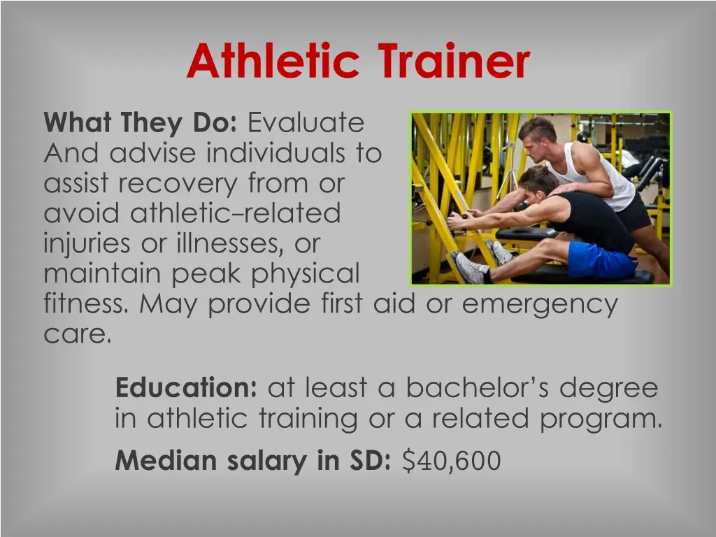 athletic trainer what they do evaluate and advise