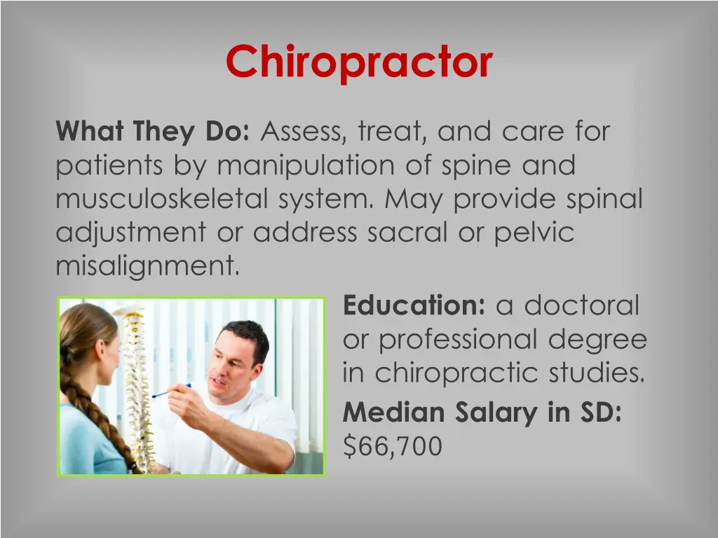 chiropractor