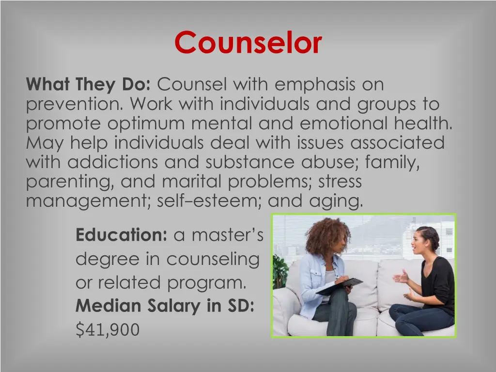 counselor