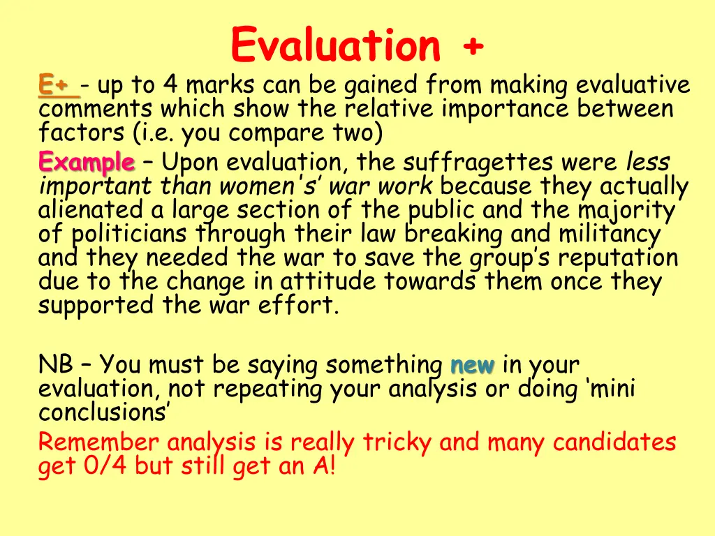 evaluation 2