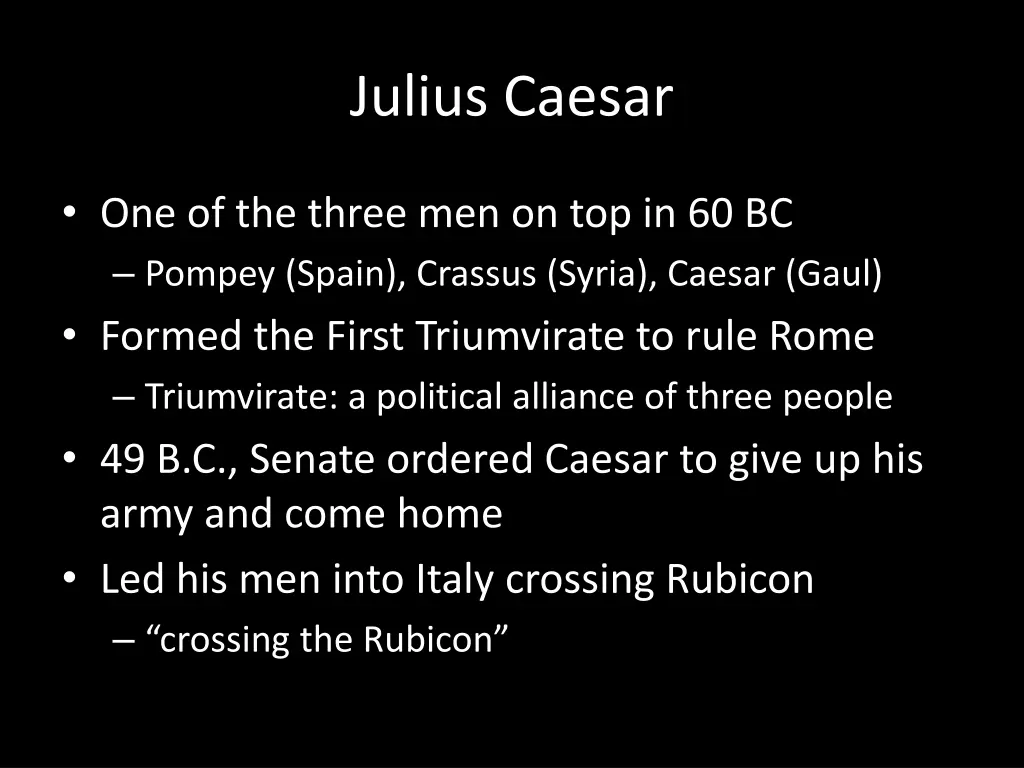 julius caesar 1