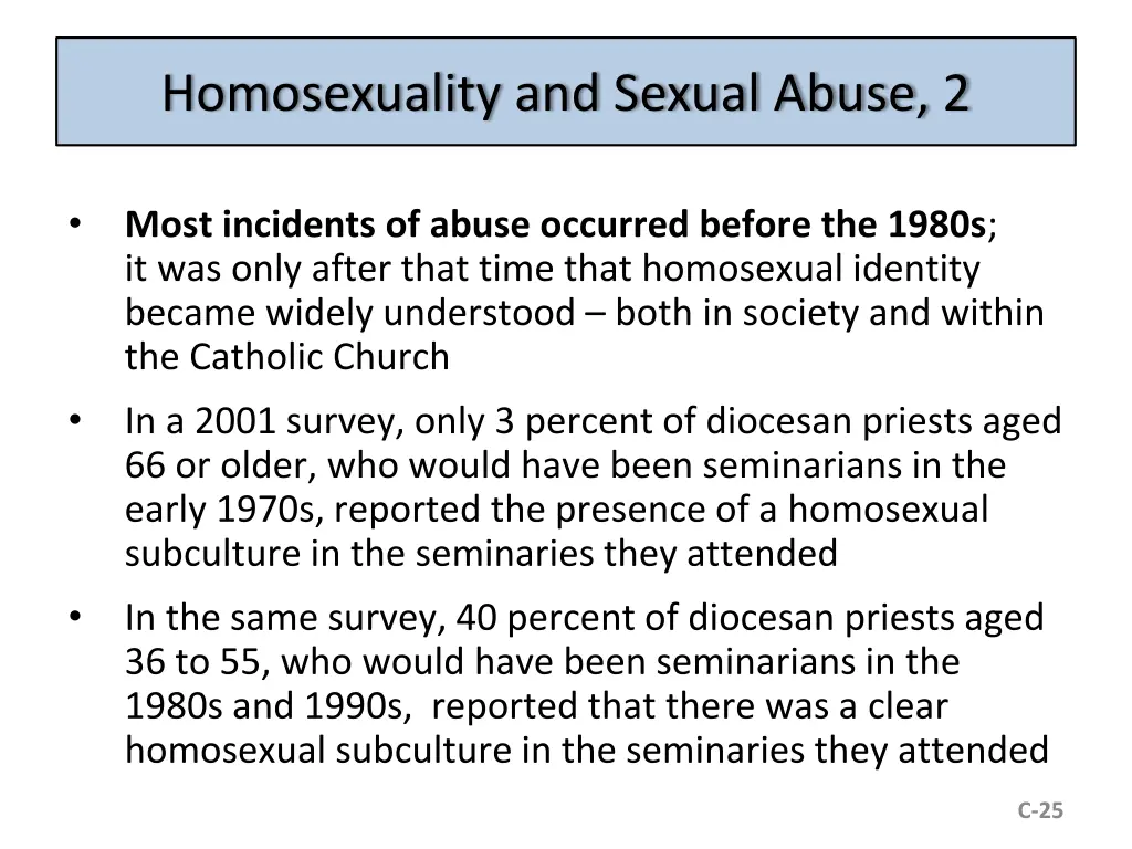 homosexuality and sexual abuse 2