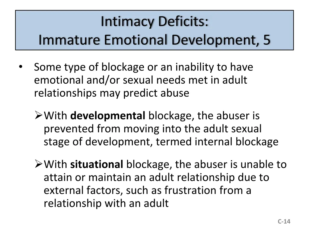 intimacy deficits 2