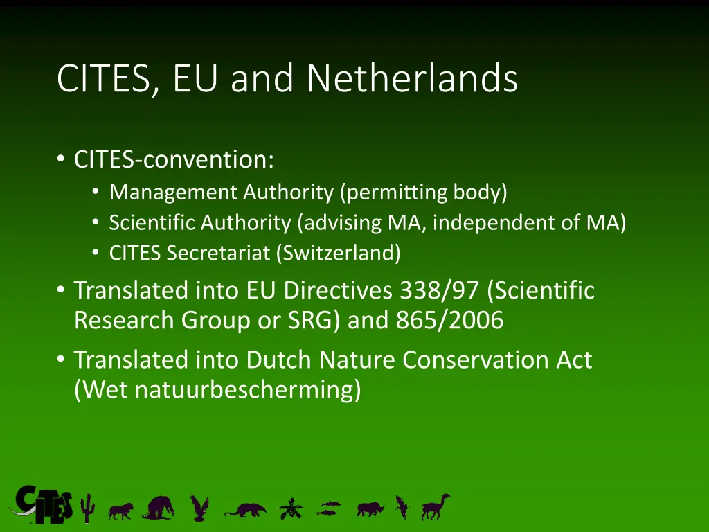 cites eu and netherlands