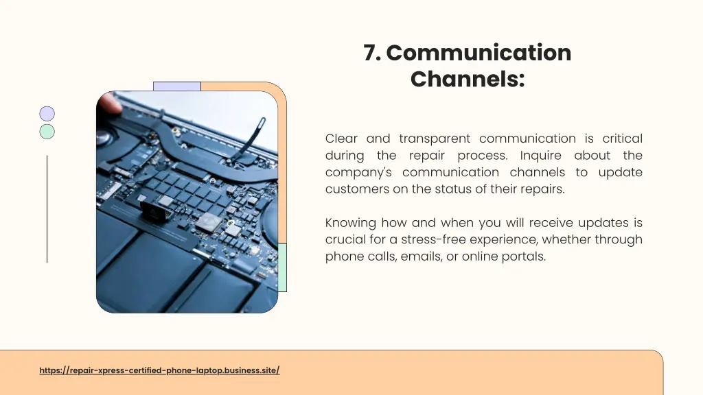 7 communication channels