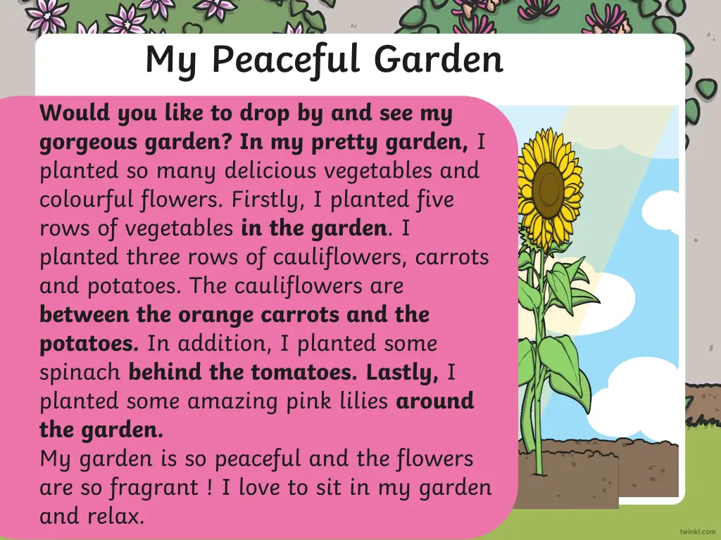 my peaceful garden