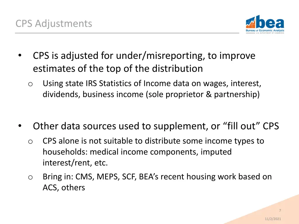 cps adjustments