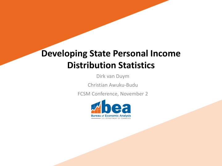 developing state personal income distribution