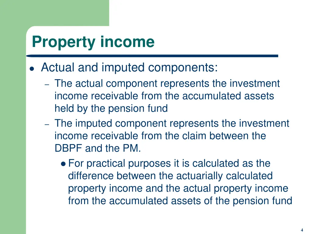 property income