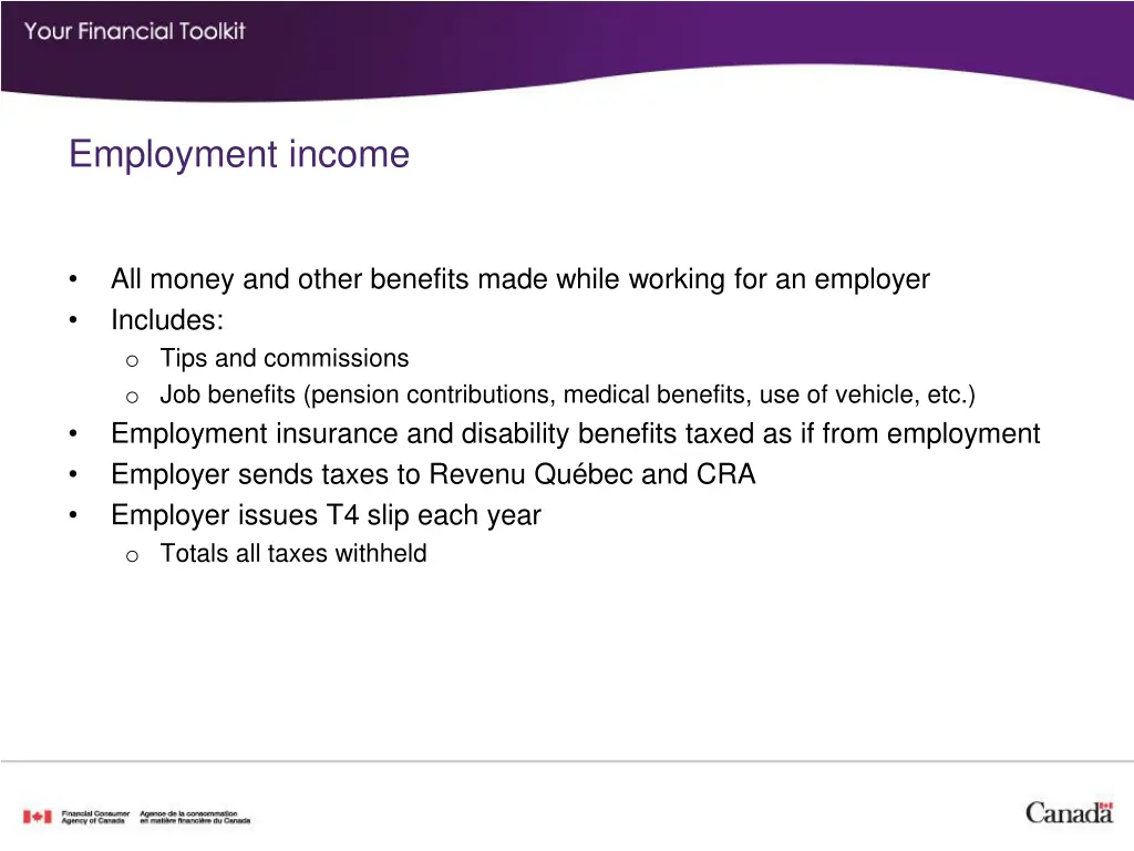 employment income