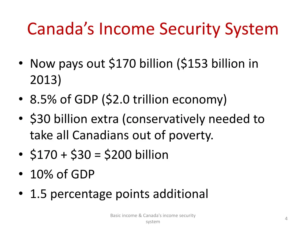 canada s income security system