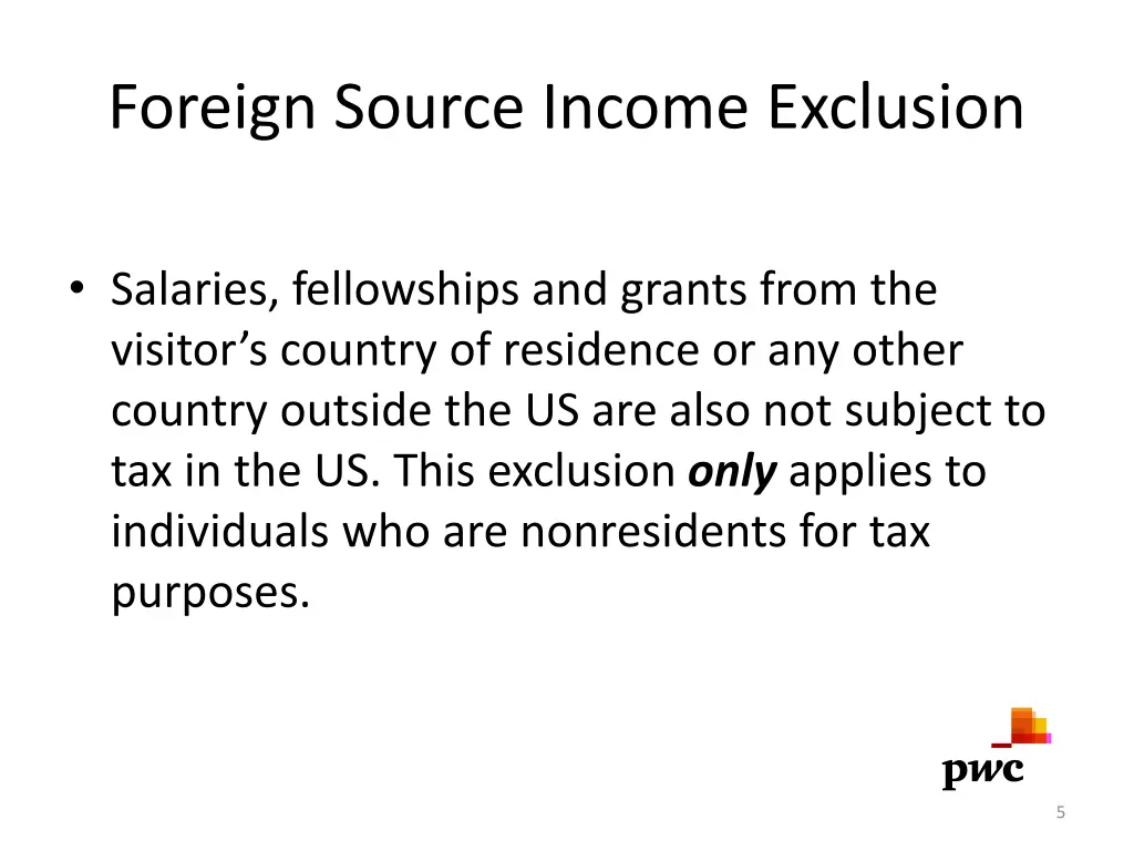 foreign source income exclusion