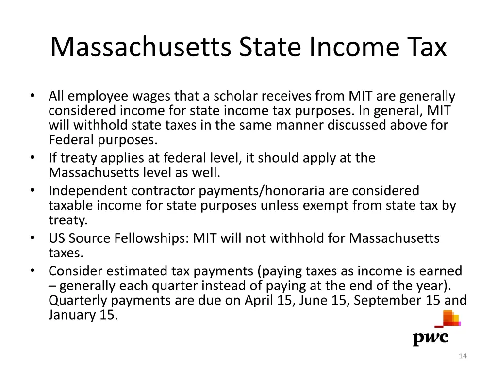 massachusetts state income tax