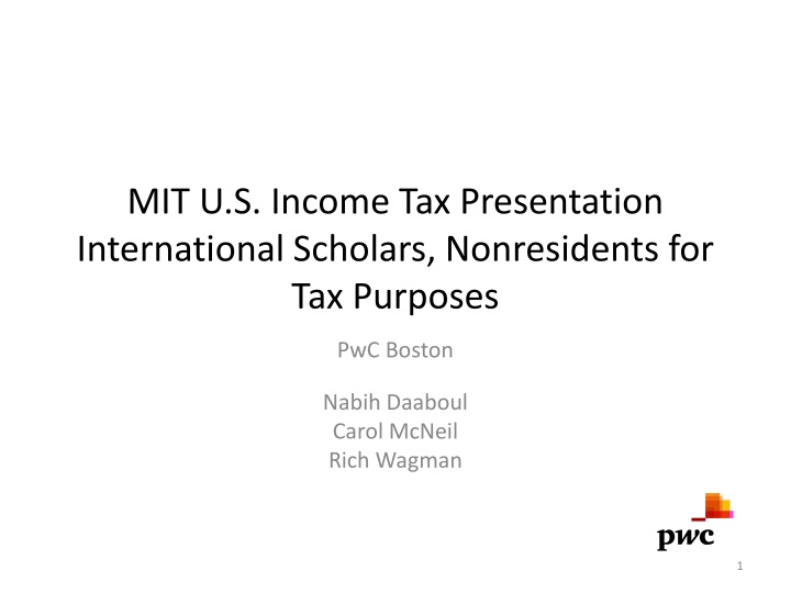 mit u s income tax presentation international