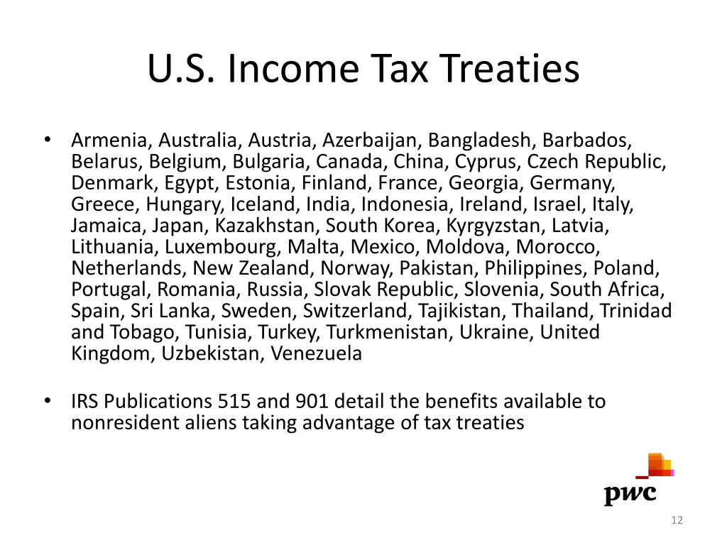 u s income tax treaties