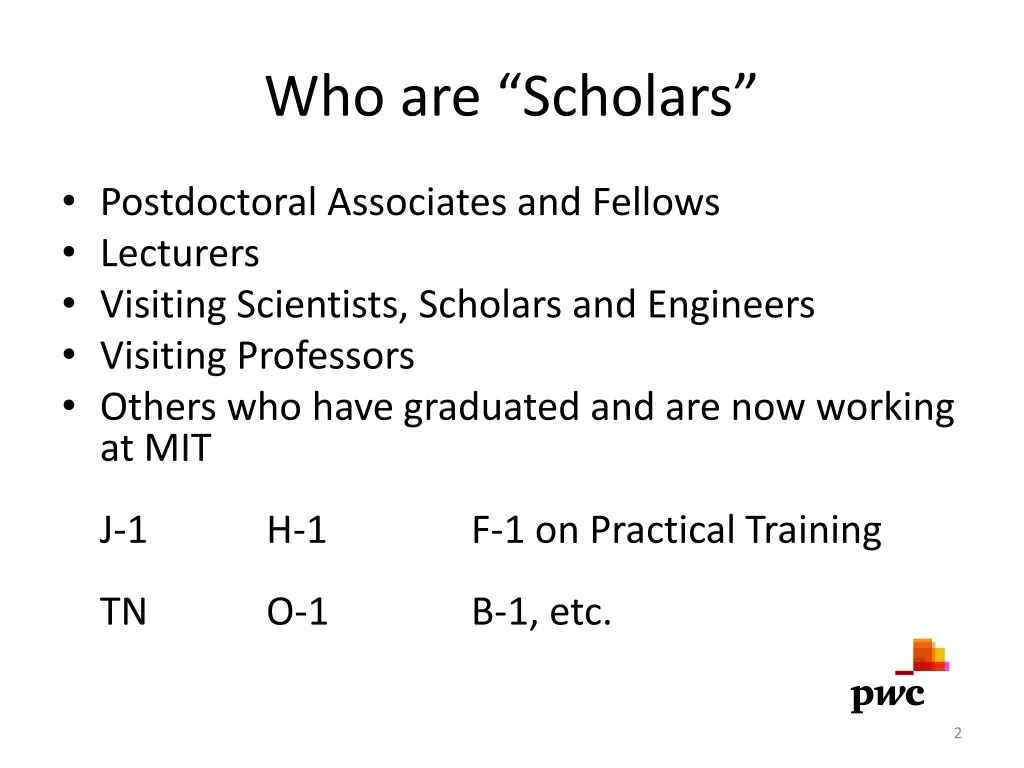 who are scholars