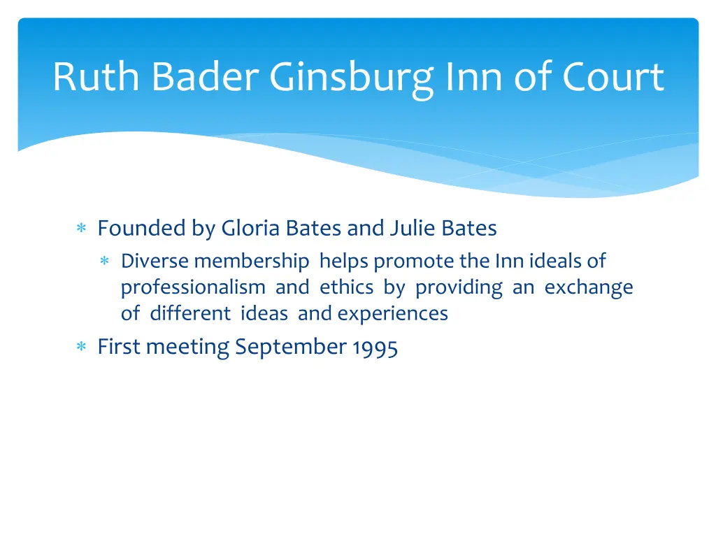 ruth bader ginsburg inn of court