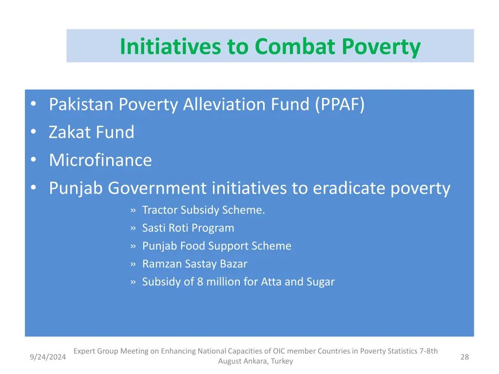 initiatives to combat poverty 1