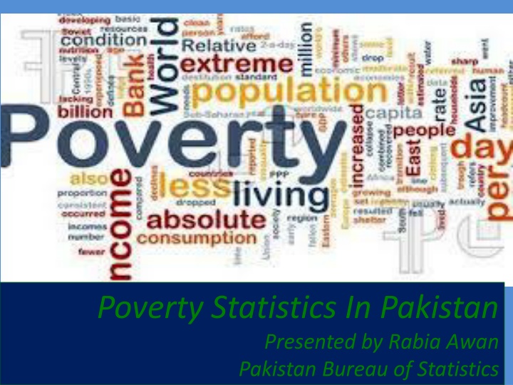 poverty statistics in pakistan presented by rabia