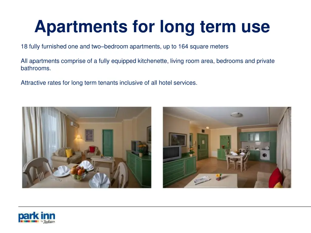 apartments for long term use