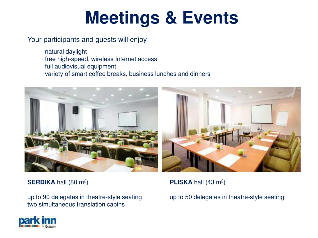 meetings events