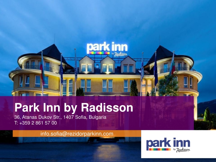 park inn by radisson 36 atanas dukov str 1407