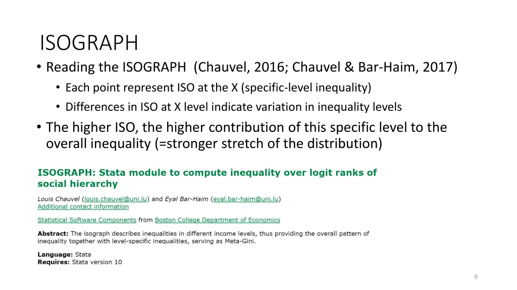 isograph reading the isograph chauvel 2016