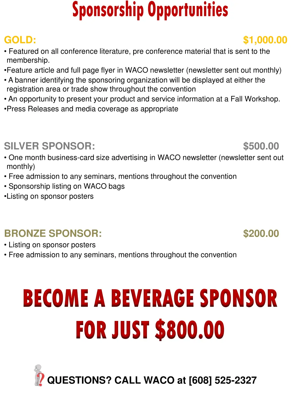 sponsorship opportunities 1