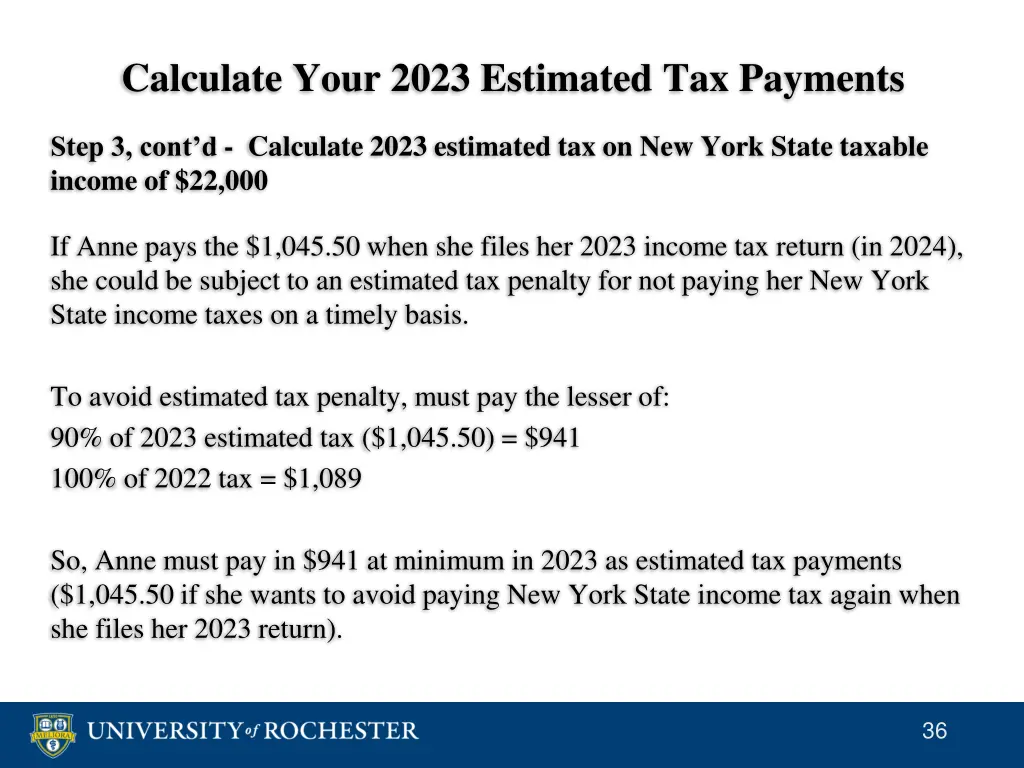 calculate your 2023 estimated tax payments 12