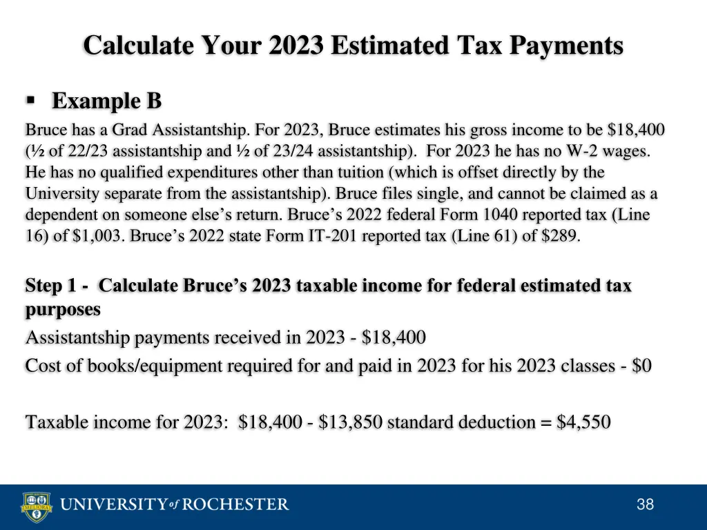 calculate your 2023 estimated tax payments 14