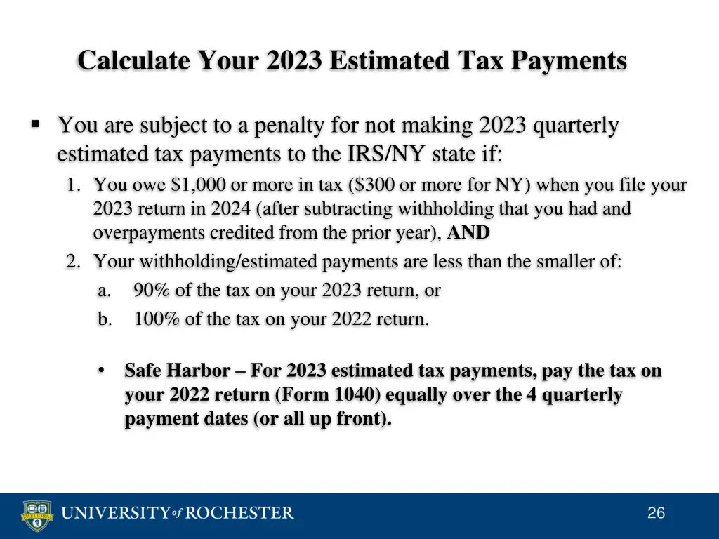 calculate your 2023 estimated tax payments 2