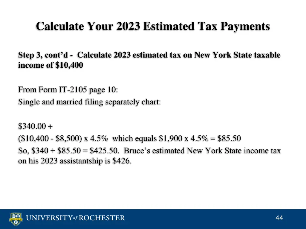 calculate your 2023 estimated tax payments 20