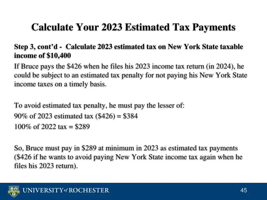 calculate your 2023 estimated tax payments 21