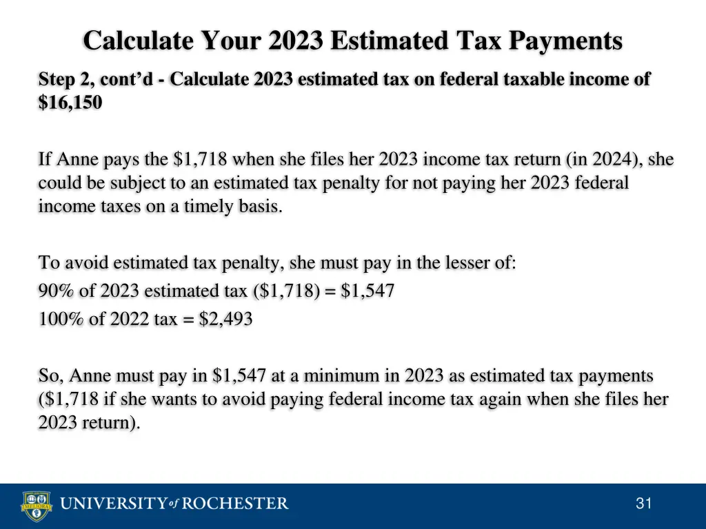 calculate your 2023 estimated tax payments 7