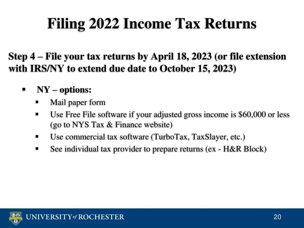 filing 2022 income tax returns 10