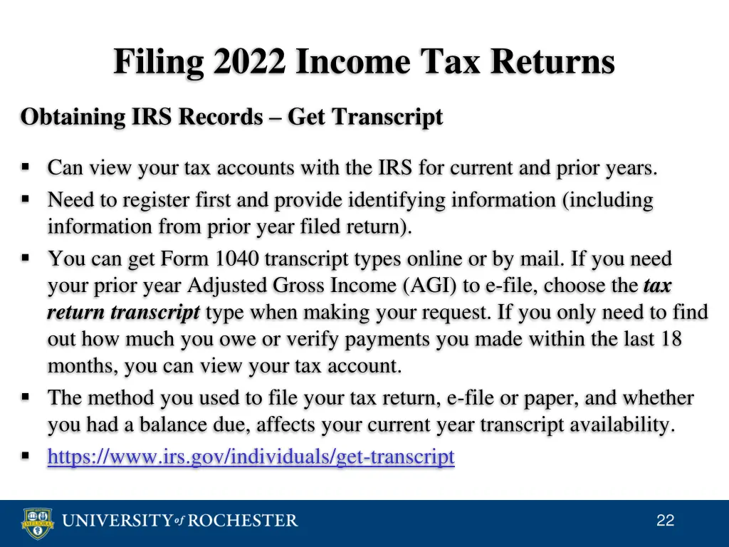 filing 2022 income tax returns 12