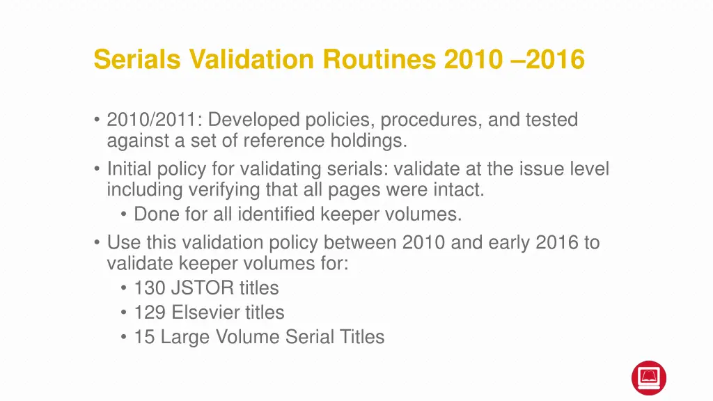 serials validation routines 2010 2016