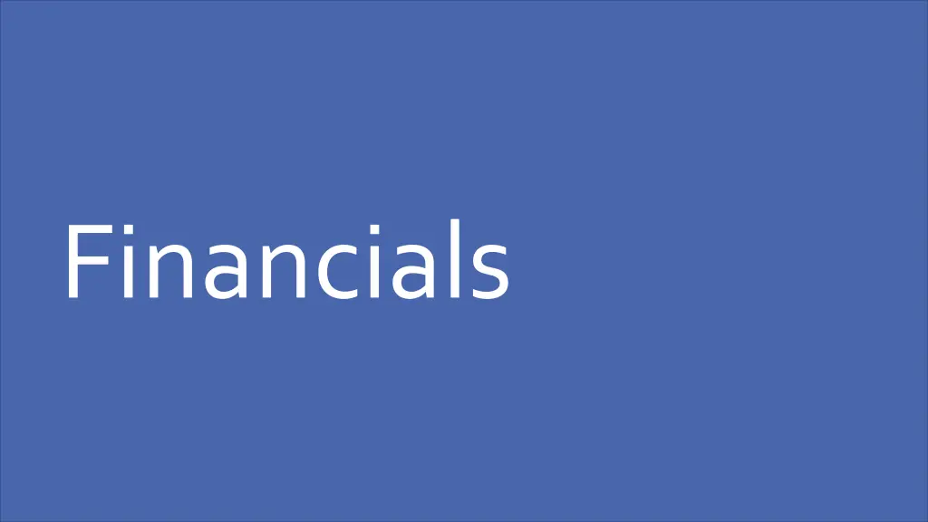 financials