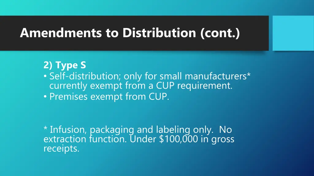 amendments to distribution cont