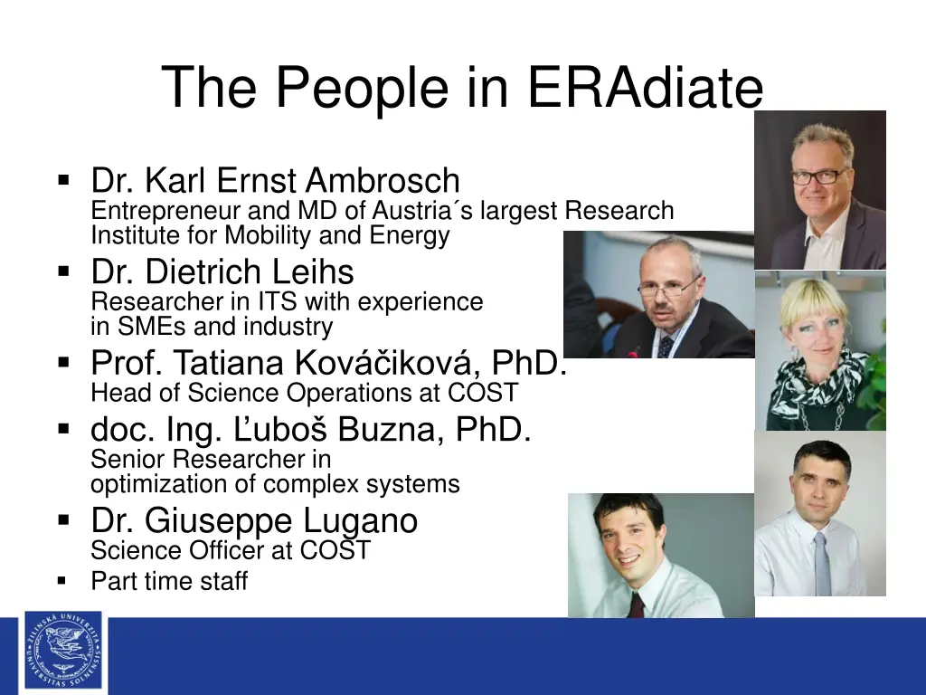 the people in eradiate