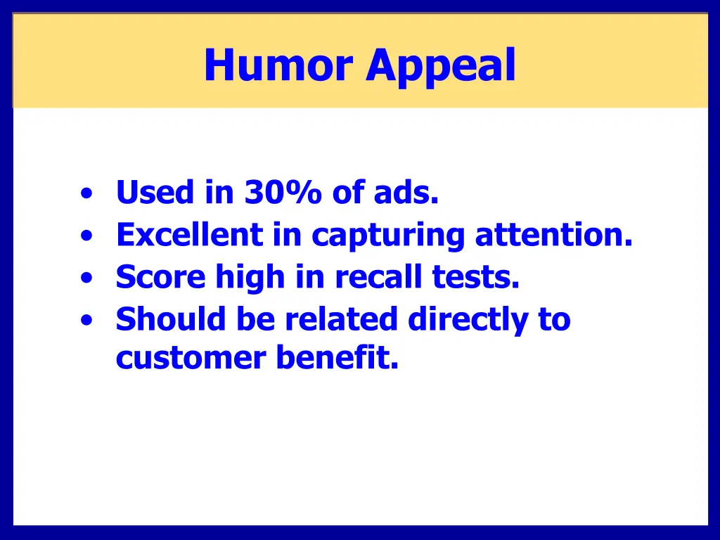 humor appeal