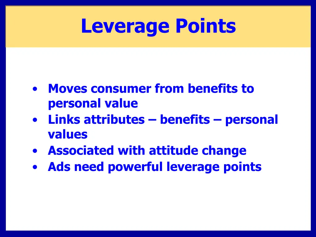 leverage points