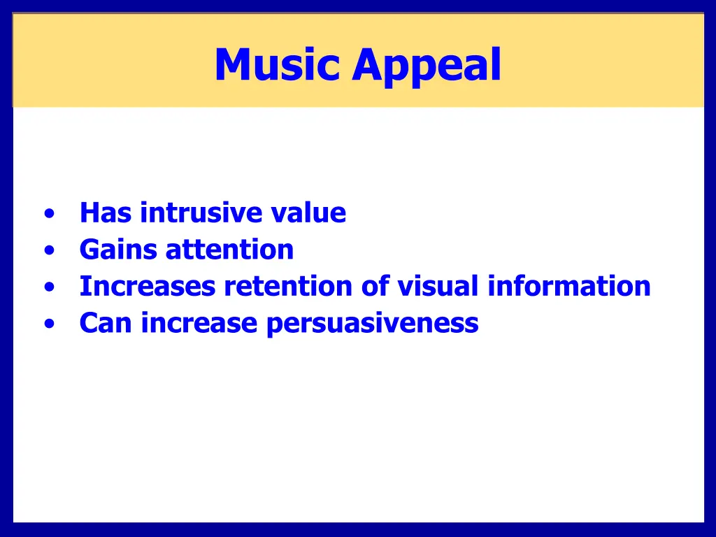 music appeal