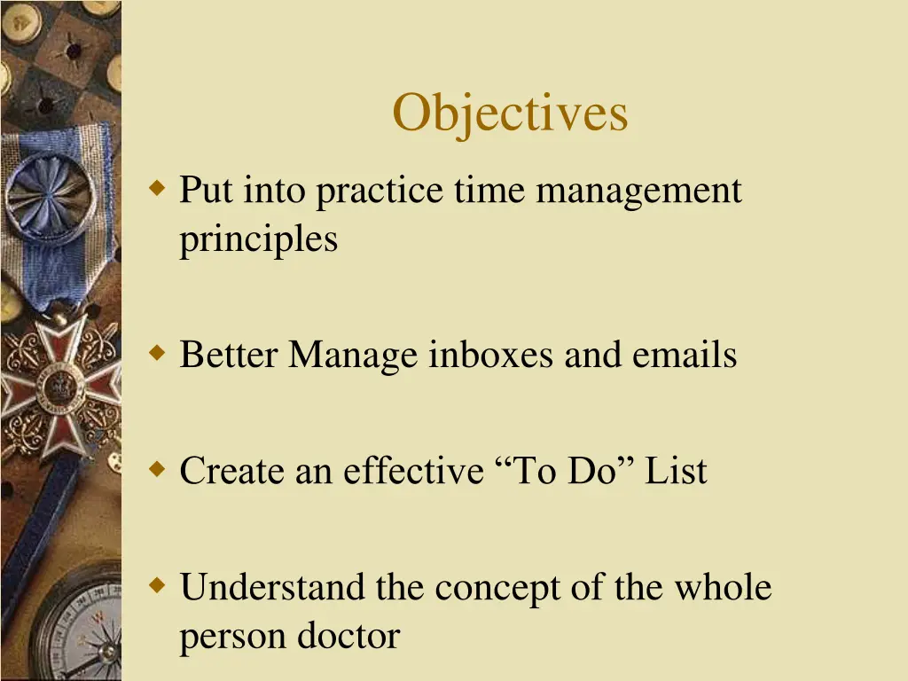 objectives