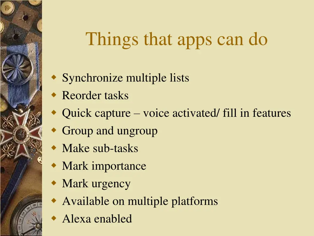 things that apps can do