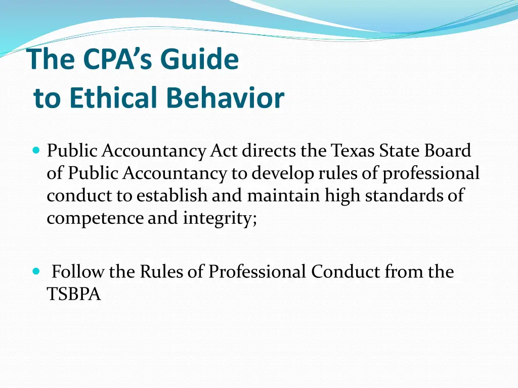 the cpa s guide to ethical behavior 15