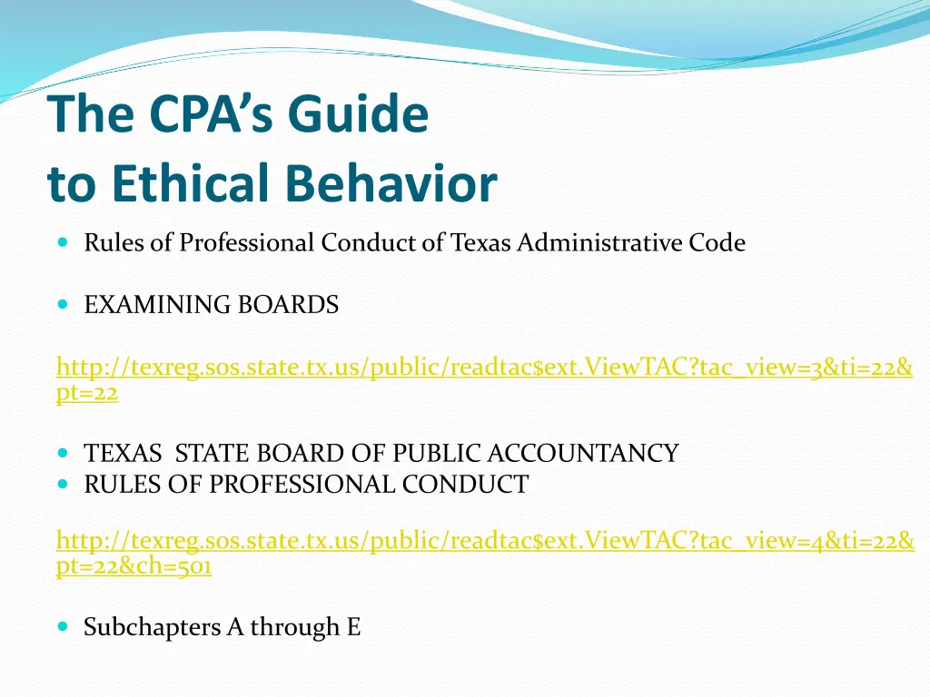 the cpa s guide to ethical behavior 16